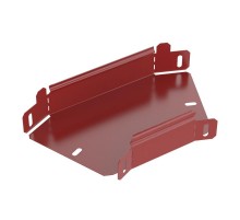 Угол горизонтальный 45 градусов Стандарт 200х80 RAL 3000  PR16.5376  Промрукав