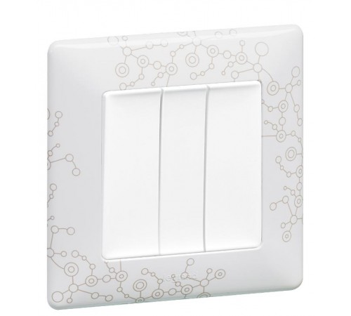 Valena ALLURE Белый Клавиша 3-ая  755035  Legrand