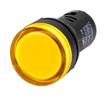 Индикатор сигнальный со встроенным диодом 220В желтый  ALIL3L220  DKC