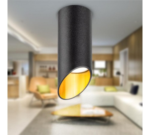 Светильник настенно-потолочный спот OL26 BK MR16/GU10, черный  Б0055575  ЭРА