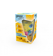 Светильник настольный Стакан с подсветкой модель LCUP Birthday 3XLR44 LED  LC002  Gauss