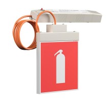 Световой указатель аварийного освещения BS-RADEM-73-S1-INEXI2 Black  a19236  Белый свет