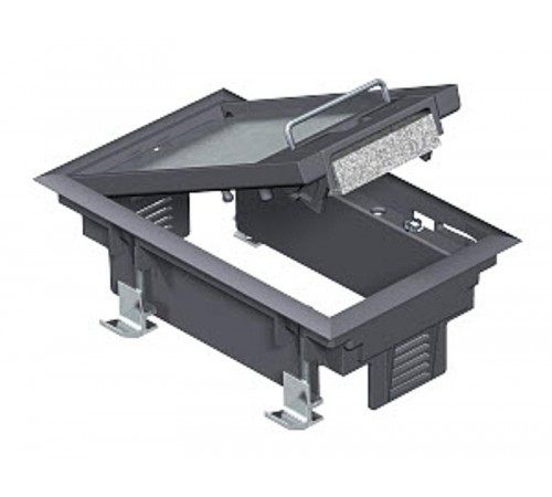 Лючок GES2DB (фальш-пол) 3xModul45 (полиамид,серый) (GES2 DB 7011)  7405100  OBO Bettermann