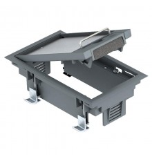 Лючок GES2DB (фальш-пол) 3xModul45 (полиамид,серый) (GES2 DB 7011)  7405100  OBO Bettermann