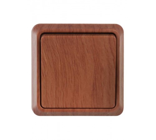 ОКТАВА дуб Выключатель 1-клавишный О/У 10А ВС20-1-0-ОД  EVO10-K04-10-DC  GENERICA