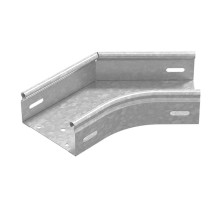 Угол плоский плавный универсальный 45 град. к лотку 600х80, толщ. 1,5 мм, Сендзимир цинк, 089968  УПТРП45-600х80-1,5-R100-СЦ   Ostec