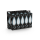 Лампа светодиодная Filament Свеча на ветру 9W 610lm 4100К Е14 milky LED 1/10/50  104201209  Gauss