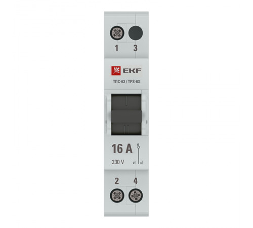 Переключатель трехпозиционный 1P 16А PROxima  TPS116  EKF
