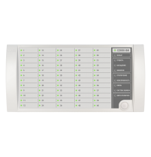 Блок индикации для отображения 60 разделов на двухцветных и 8 системных светодиодных индикаторах.  С2000-БИ SMD  Болид