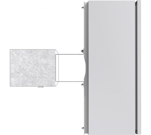 Кронштейн для удаления шкафа от столба на 150 мм. EKF Basic  fp-dis  EKF