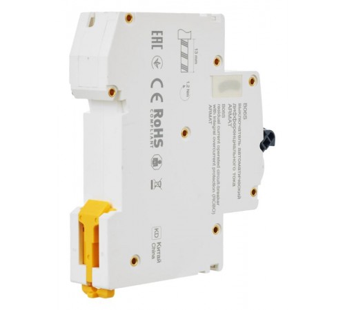 Выключатель автоматический дифференциального тока АВДТ B06S 1P+NP C32 30мА тип AC (18мм) ARMAT IEK  AR-B06S-1N-C32C030  IEK