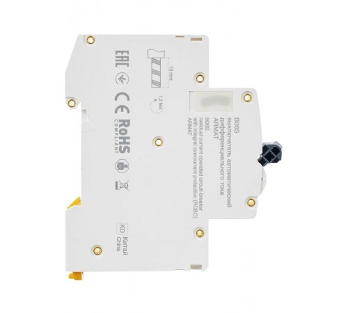 Выключатель автоматический дифференциального тока АВДТ B06S 1P+NP C32 30мА тип AC (18мм) ARMAT IEK  AR-B06S-1N-C32C030  IEK