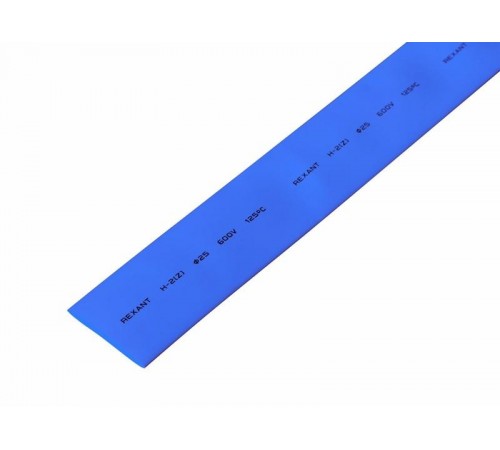 Термоусадка 25,0 / 12,5 мм, синяя (1м)  22-5006  REXANT