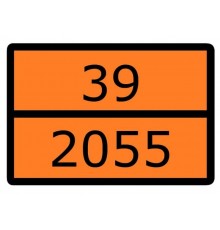 Знак для маркировки опасных грузов "Номер ООН 39/2055" ГОСТ Р 52290-2004 300х400 мм  an-7-39-2055  EKF