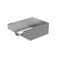 Угол вертикальный внешний L 100х400 мм с разворотом трассы на 90 град "ПЛЮС"  VLPDplus90-100-400-L  КМ-профиль