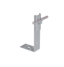 Угловой держатель зажимной для прутка  5-8 мм H80 мм CU  UDZ-H80-D5-8 CU  КМ-профиль