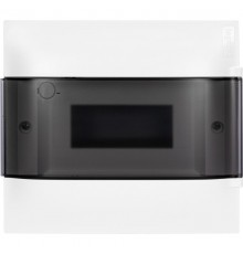 Practibox S Пластиковый щиток Встраиваемый (в полые стены) 1X8 Дымчатая дверь  134578  Legrand