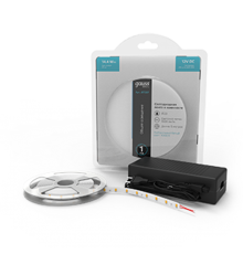 Лента светодиодная Basic в комплекте LED 2835/240 12V 14,4W/m 1600lm/m 4000K 10mm IP20 5m 1/50  BT087  Gauss