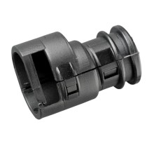 Разъем угловой CI08-90-MP3,нейлон 6,черный,d8мм  7TCA298010R0185  ABB