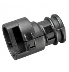 Разъем соединительный CI, нейлон 6, черный, d8мм, 2 вывода, CI08-MP2  7TCA298010R0220  ABB