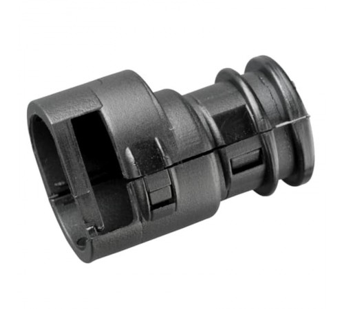 Разъем угловой CI08-90-MP3,нейлон 6,черный,d8мм  7TCA298010R0185  ABB