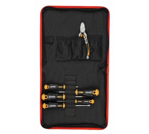 Набор отверток Ergonic SL, PH, PZ с бокорезами 160 мм в сумке  40090604  Felo