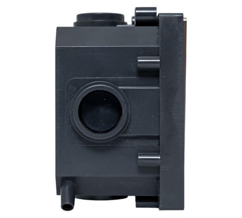 Лючок напольный C-Line 2 IP44 86*86 мм на 2модуля=1пост (с напольной коробкой для установки в фальш-пол и бетон) матовый никель  cl-ln-knl-2  EKF