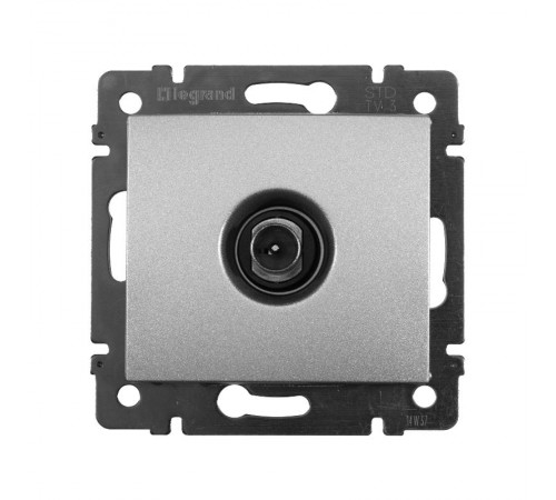 Valena Алюминий Розетка TV проходная, 14 дБ  770131  Legrand