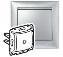 Valena Алюминий Розетка TV оконечная, 10 дБ  770130  Legrand