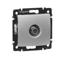 Valena Алюминий Розетка TV проходная, 14 дБ  770131  Legrand