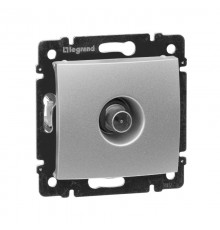 Valena Алюминий Розетка TV проходная, 14 дБ  770131  Legrand