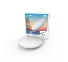 Cветильник SmartHome наст-потол 25W2000lm2700-6500К198-264V IP20 400*70мм изм.цвет.тем.+дим LED1/5  2050112  Gauss