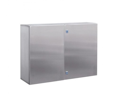 Шкаф навесной CE из нержавеющей стали (AISI 316) двухдверный 800x1000x200 мм с фланцем  R5CEF08122  DKC - ( замена на код R5STH0812F-316 )