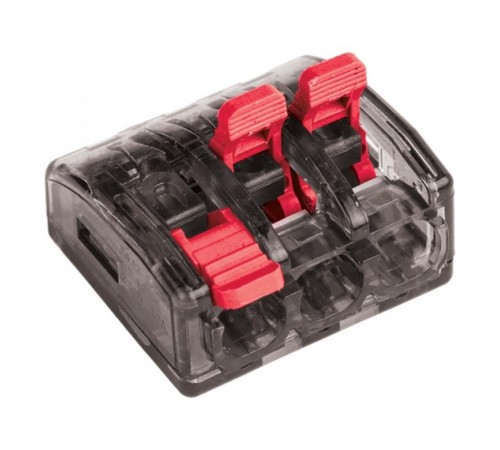 Клемма СМК 221-413 3 отверстия 0.2-4.0 мм2 (100шт.) EKF PROximaplc-smk-221-413EKF