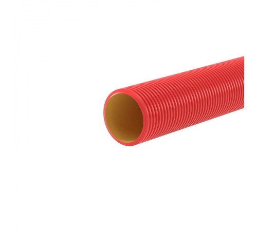 Труба двустенная жесткая ПНД для кабельной канализации 110мм, SN12, 5,70м, красный  16091157  DKC