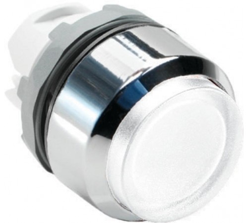 Кнопка MP3-21W белая выступающая (только корпус) с подсветкой бе з фиксации  1SFA611102R2105  ABB