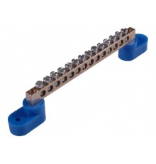 Шина _N_ 63.11.2 Шина "N"  на 11 присоединений 63А на 2 изоляторах стойка  Шина _N_ 63.11.2  HEGEL