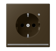 SCHUKO-розетка с LED подсветкой ME1520-OATLNW Jung