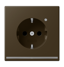 SCHUKO-розетка с LED подсветкой ME1520-OATLNW Jung