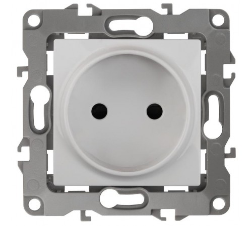 Розетка 12-2105-01 2P, 16АХ-250В,  белый  Б0018254  ЭРА