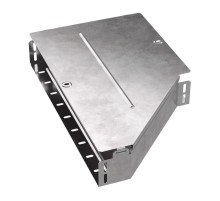 Переходник левый с крышкой Стандарт 500х300х80   PR16.0695  Промрукав