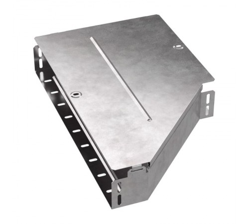 Переходник левый с крышкой Стандарт 500х300х80   PR16.0695  Промрукав