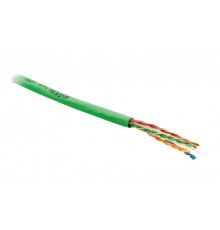 UUTP4-C6-S23-IN-PVC-GN-305 (305 м) Кабель витая пара, неэкранир. U/UTP, категория 6, 4 пары (23 AWG), одножил. (solid), PVC  443522  Hyperline