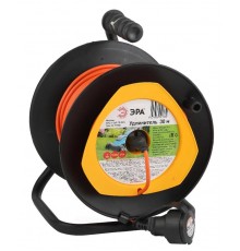 Удлинитель силовой ЭРА RPx-1-2x0.75-30m на п. катушке б/з 1 гн 30м ПВС 2х0.75  Б0043043  ЭРА