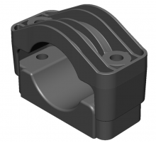 Одиночное кабельное крепление D 40-60 мм  scc4060  EKF