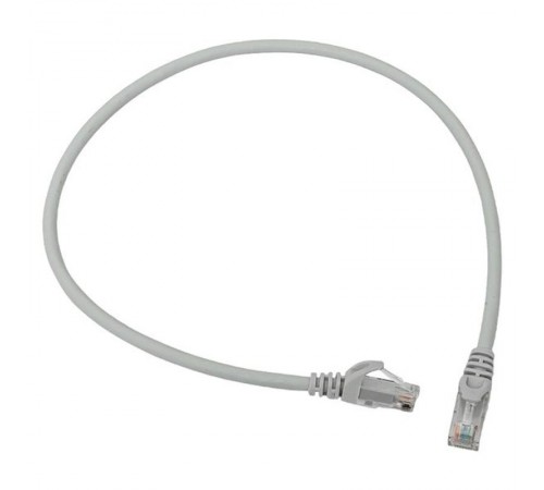 Патч-корд TERACOM PRO Cat.6 неэкранированный UTP оболочка LSZH серый (0,5м)  TRP-6UTP-LSH-05M-GY  EKF