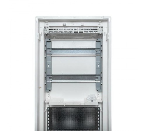 Встраиваемый комбинир. щит "Nova" (2 DIN + 3 МП) 5 габарит 24 мод. с металлической перфорированной дверью IP41  nv-cb-pmd-2+3  EKF