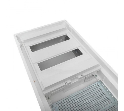 Встраиваемый комбинир. щит "Nova" (2 DIN + 3 МП) 5 габарит 24 мод. с металлической перфорированной дверью IP41  nv-cb-pmd-2+3  EKF