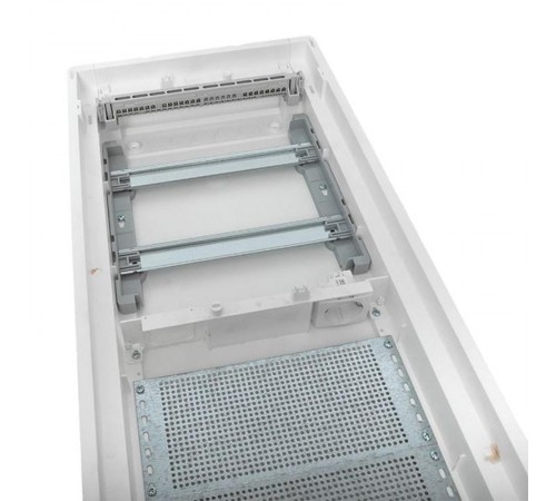 Встраиваемый комбинир. щит "Nova" (2 DIN + 3 МП) 5 габарит 24 мод. с металлической перфорированной дверью IP41  nv-cb-pmd-2+3  EKF