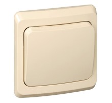 Этюд Кремовый С/У Переключатель 1-клавишный  BC10-004K  SE